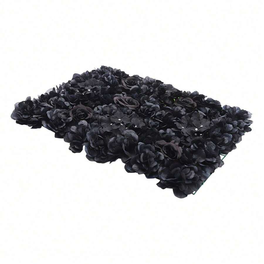 Futchoy 12pcs Artificial Flower Wall Panels, 60*40cm Flower Panels For Backdrop Black - Multicolor