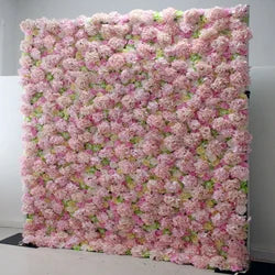 purple Flower Wall Oem Luxurious Beautiful Artificial Flowers Wall Panels Backdrop 8ft X 8ft Decoration for Wedding Party Home - 39 / 1m*1m(3.28ft*3.28ft)