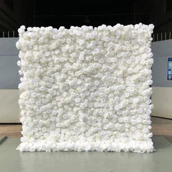 purple Flower Wall Oem Luxurious Beautiful Artificial Flowers Wall Panels Backdrop 8ft X 8ft Decoration for Wedding Party Home - 28 / 1m*1m(3.28ft*3.28ft)