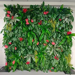 Alwaysbloom 5D Silk Artificial Rose Wall Gradient Flowers with Moisturizing Feel Wedding Wall Decorations Roll Model Gm020 - Standard / 11 m-27