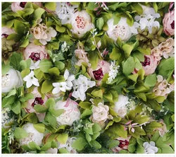 Flowerwall Spun Silk 3D  Flowers Wall Backdrop Roll UpRoses  Modern Handmade Lightweight Long-Lasting Wall Panel Background - 10