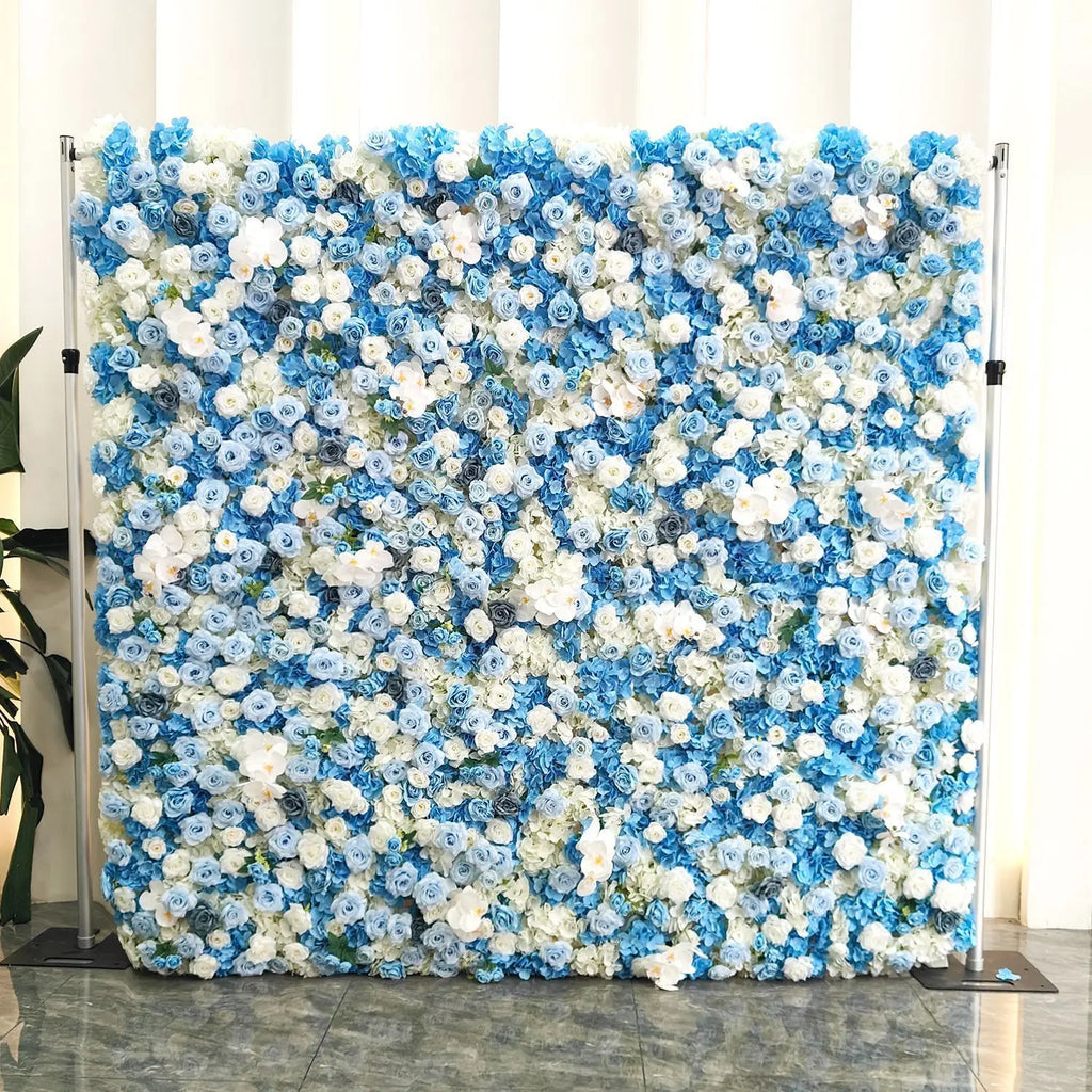 Custom Handmade Silk Rose Wall Flowers, Floral Wall Backdrop, Perfect for Event and Wedding Decoration Arrangements