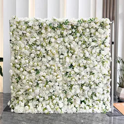 Custom Handmade Silk Rose Wall Flowers, Floral Wall Backdrop, Perfect for Event and Wedding Decoration Arrangements - sku-1