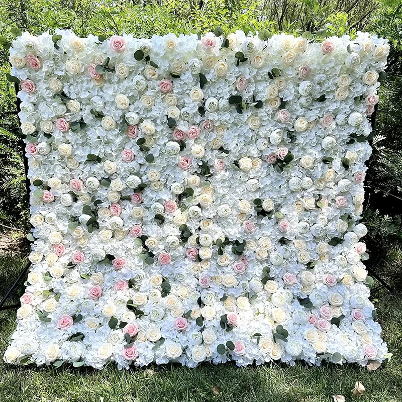 Decoration Luxury Rose Wedding Wall Board for Decoration Wedding Backdrop Flowers Wall