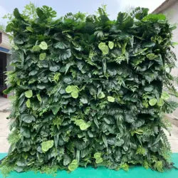 High Quality 3D Silk Floral Panel Custom 5D/8D Artificial Rose Flower Wall Wedding Christmas Graduation Stage Background - #13