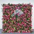 Handmade Artificial Pink and White Wedding Flower Walls UV Resistant Indoor and Outdoor Decorations for Easter & Weddings