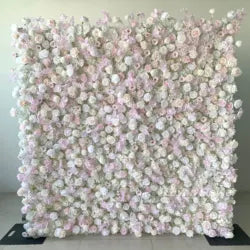8ft X 8ft Floral Wall Panel Red Rose Flower Wall Backdrop Wedding Supplies 3D Style Silk Flower Decorations - Small / #1 Colorful