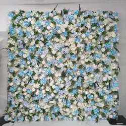 Alwaysbloom 5D Silk Artificial Rose Wall Gradient Flowers with Moisturizing Feel Wedding Wall Decorations Roll Model Gm020 - Standard / 11 m-26