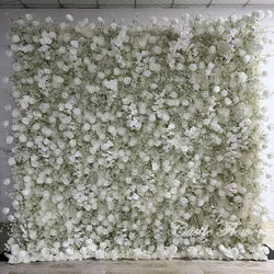 W-B040 New Flower Wall 5D Rolled up Backdrop Flower Wall Party Wedding Decorative Flowers Wall for Birthday Party - 8ft*8ft, 10ft*10ft, custome / FW565