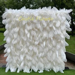 Customized 3D Silk Roll up Cloth Back Drop Panel 8ft X 8ft Wedding Events Artificial Red Rose Flower Wall Backdrop for Wedding
