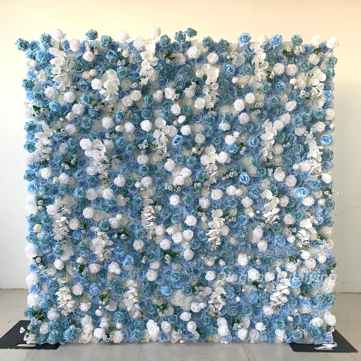 8x8ft Eco-Friendly Modern Wedding Backdrop Decor Pink Floral 3D Roll up Artificial Silk Rose Flower Wall Panel for Party Events