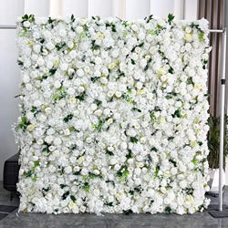High-density Cloth-based Flower Wall pink Background Wall Three-dimensional Simulated Flower Wall for Wedding Decoration