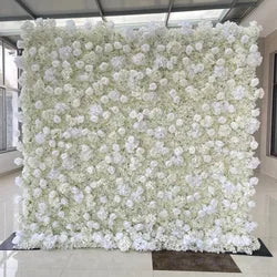 Custom Handmade Silk Rose Wall Flowers, Floral Wall Backdrop, Perfect for Event and Wedding Decoration Arrangements