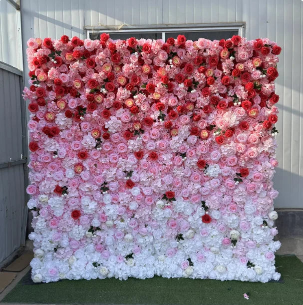 Homestay Check-in Artificial Flower Wall, Living Room and Bedroom Wall Decoration, Full of Atmosphere