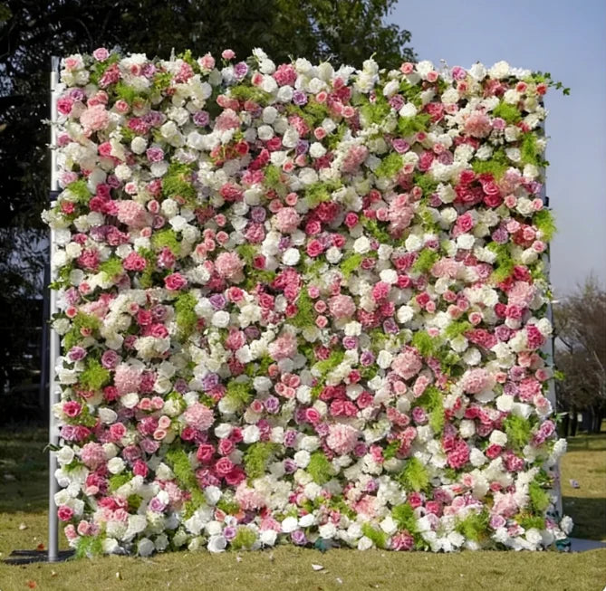 Artificial Flower Wall Background Wall Decoration for Internet-Famous Clothing Store Entrance Arrangement Flower Wall