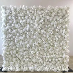 8x8ft Eco-Friendly Modern Wedding Backdrop Decor Pink Floral 3D Roll up Artificial Silk Rose Flower Wall Panel for Party Events - 100x100cm(39.37x39.37in) / 13#