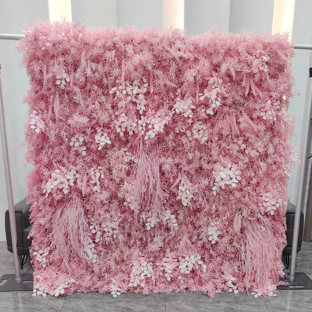 Custom Handmade Silk Rose Wall Flowers, Floral Wall Backdrop, Perfect for Event and Wedding Decoration Arrangements