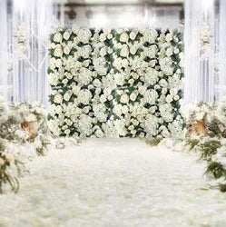 Silk Flowers Panel Backdrop Wall Wedding Decor Wholesale Flower Wedding Backdrop