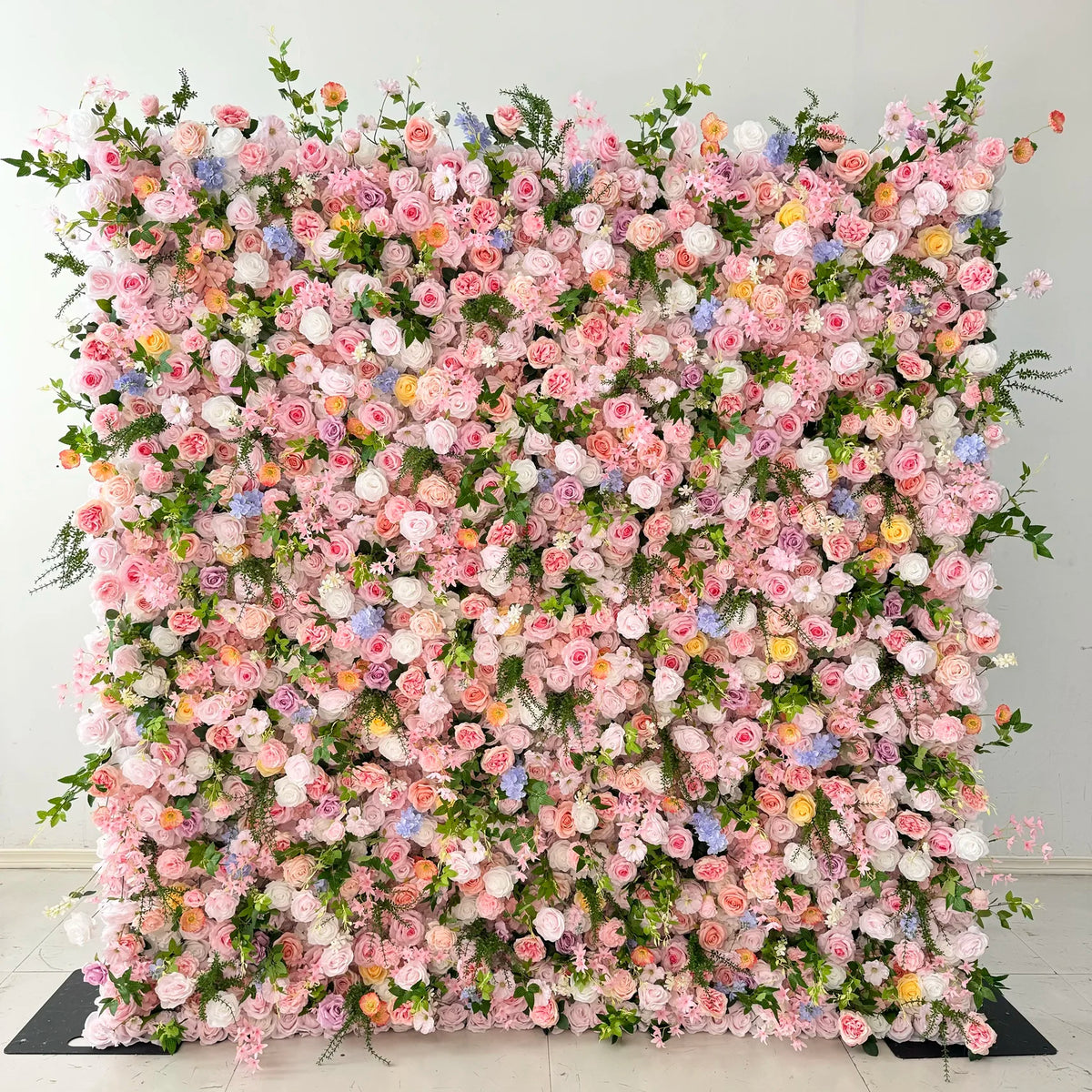 W-B040 New Flower Wall 5D Rolled up Backdrop Flower Wall Party Wedding Decorative Flowers Wall for Birthday Party