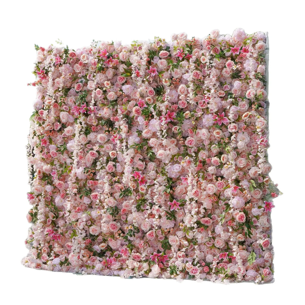 Custom Handmade Silk Rose Wall Flowers, Floral Wall Backdrop, Perfect for Event and Wedding Decoration Arrangements