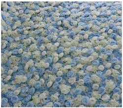 Flowerwall Spun Silk 3D  Flowers Wall Backdrop Roll UpRoses  Modern Handmade Lightweight Long-Lasting Wall Panel Background - 15