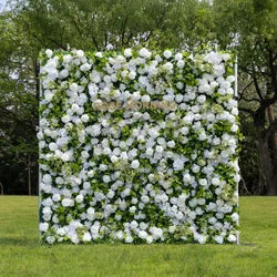 Alwaysbloom 5D Silk Artificial Rose Wall Gradient Flowers with Moisturizing Feel Wedding Wall Decorations Roll Model Gm020 - Standard / 11 m-22
