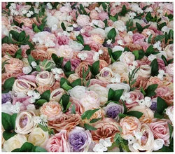 Flowerwall Spun Silk 3D  Flowers Wall Backdrop Roll UpRoses  Modern Handmade Lightweight Long-Lasting Wall Panel Background - 13