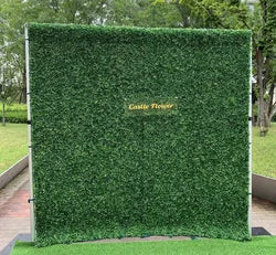 O-W011 8ft X 8ft  Roll up Cloth Flower Wall Backdrop Events Wedding Decor Artificial Flowers Wall Silk Rose Wall Flower Decor - 60cm x 40cm,8ft *8ft, 10ft*10ft / #062