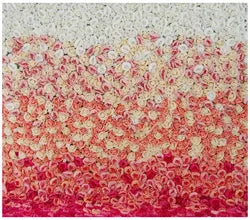 Flowerwall Spun Silk 3D  Flowers Wall Backdrop Roll UpRoses  Modern Handmade Lightweight Long-Lasting Wall Panel Background - 23