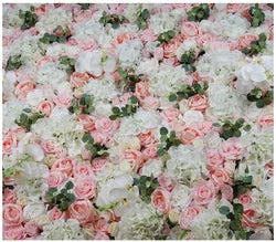 Flowerwall Spun Silk 3D  Flowers Wall Backdrop Roll UpRoses  Modern Handmade Lightweight Long-Lasting Wall Panel Background - 17