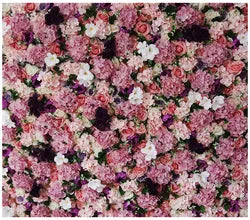 Flowerwall Spun Silk 3D  Flowers Wall Backdrop Roll UpRoses  Modern Handmade Lightweight Long-Lasting Wall Panel Background - 30