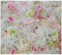 Flowerwall Spun Silk 3D  Flowers Wall Backdrop Roll UpRoses  Modern Handmade Lightweight Long-Lasting Wall Panel Background - 20