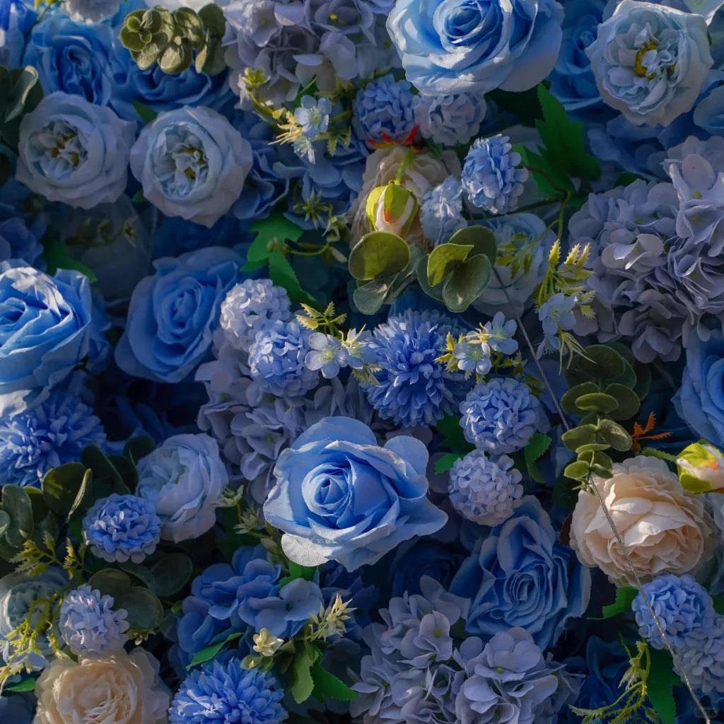 Wedding Party Event Decor  Flower Wall Panel  3D Roll up Fabric Cloth Artificial Silk Rose Flower Wall Backdrop