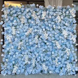 Luxury Rollable Silk Artificial Red Rose Flower Wall 8ft X 8ft Wedding Photography Backdrop Wholesale