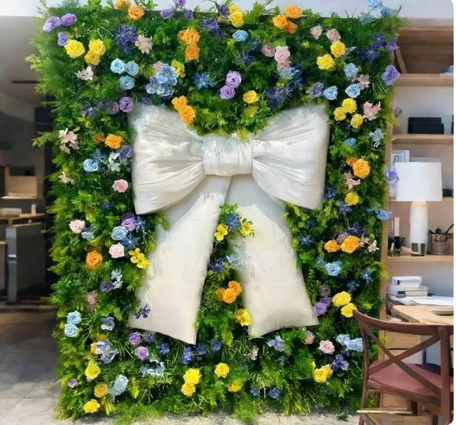 Artificial Flower Wall Background Wall Decoration for Internet-Famous Clothing Store Entrance Arrangement Flower Wall