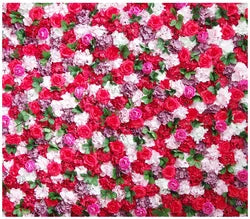 Flowerwall Spun Silk 3D  Flowers Wall Backdrop Roll UpRoses  Modern Handmade Lightweight Long-Lasting Wall Panel Background - 05