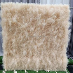 A01 Custom Pink White Floral Wall Panel Backdrop 3D 5D Roll up Zipper Fabric Artificial Silk Rose Flower Wall for Wedding Decor - #41 361-2