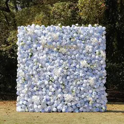 Alwaysbloom 5D Silk Artificial Rose Wall Gradient Flowers with Moisturizing Feel Wedding Wall Decorations Roll Model Gm020 - Standard / 11 m-15