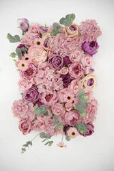 New Design 40x60cm Plastic Grid Artificial Flower Wall 3d Wedding Flower Wall Panel Backdrop