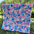 Wedding Road Layout Silk Flower Pink Flower Wall Wedding Background Wall High Quality