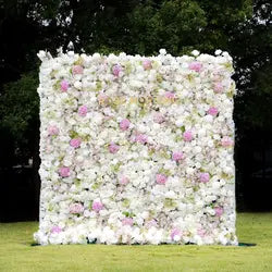 Alwaysbloom 5D Silk Artificial Rose Wall Gradient Flowers with Moisturizing Feel Wedding Wall Decorations Roll Model Gm020 - Standard / 11 m-14