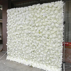 Floral Wall Panel White Flower Arch for Wedding Party Supplies 8ft X 8ft square Blue purple Artificial Flower Wall Backdrop