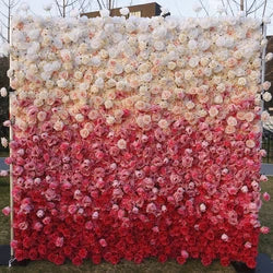 Floral Wall Panel White Flower Arch for Wedding Party Supplies 8ft X 8ft square Blue purple Artificial Flower Wall Backdrop