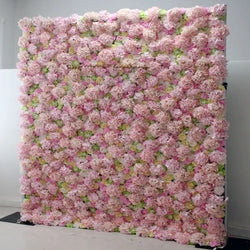 Floral Wall Panel White Flower Arch for Wedding Party Supplies 8ft X 8ft square Blue purple Artificial Flower Wall Backdrop - 3.3*3.3in / Blue square meters-9