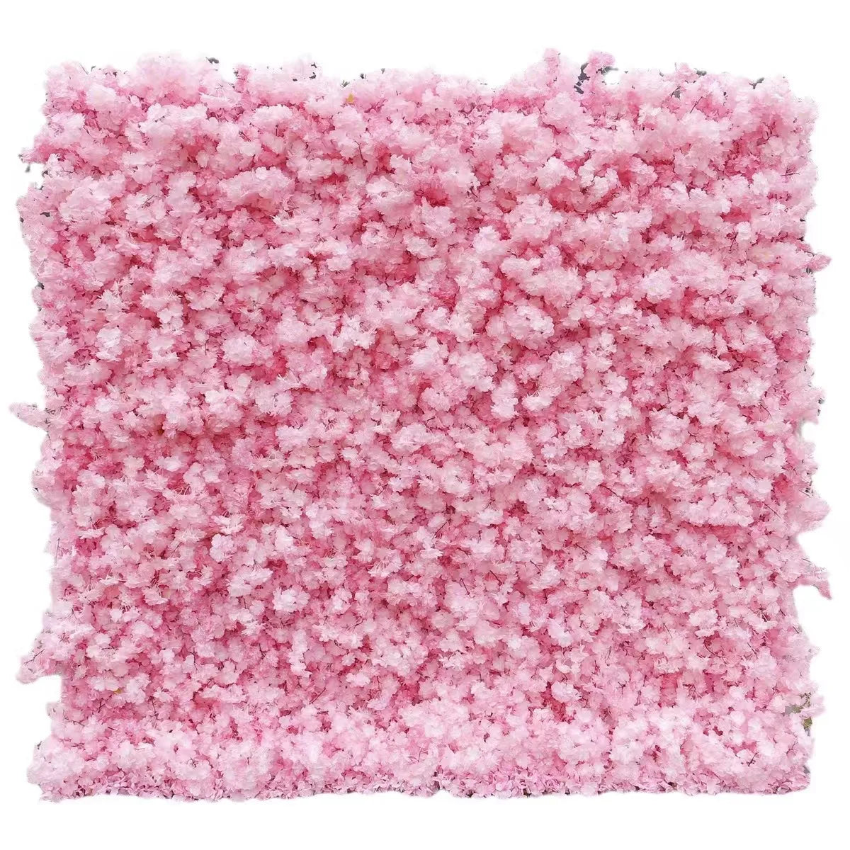Ready Stock 5D Artificial Flower Supplier Wall Cherry Blossom Silk Cloth Background Wall for Wedding Decoration