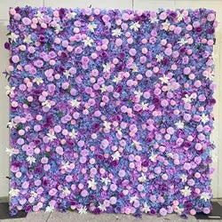 Alwaysbloom 5D Silk Artificial Rose Wall Gradient Flowers with Moisturizing Feel Wedding Wall Decorations Roll Model Gm020 - Standard / 11 m-29