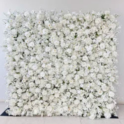 W-B040 New Flower Wall 5D Rolled up Backdrop Flower Wall Party Wedding Decorative Flowers Wall for Birthday Party - 8ft*8ft, 10ft*10ft, custome / FW768