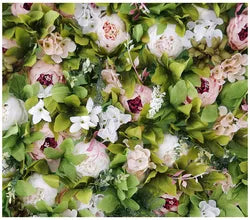 Flowerwall Spun Silk 3D  Flowers Wall Backdrop Roll UpRoses  Modern Handmade Lightweight Long-Lasting Wall Panel Background - 33