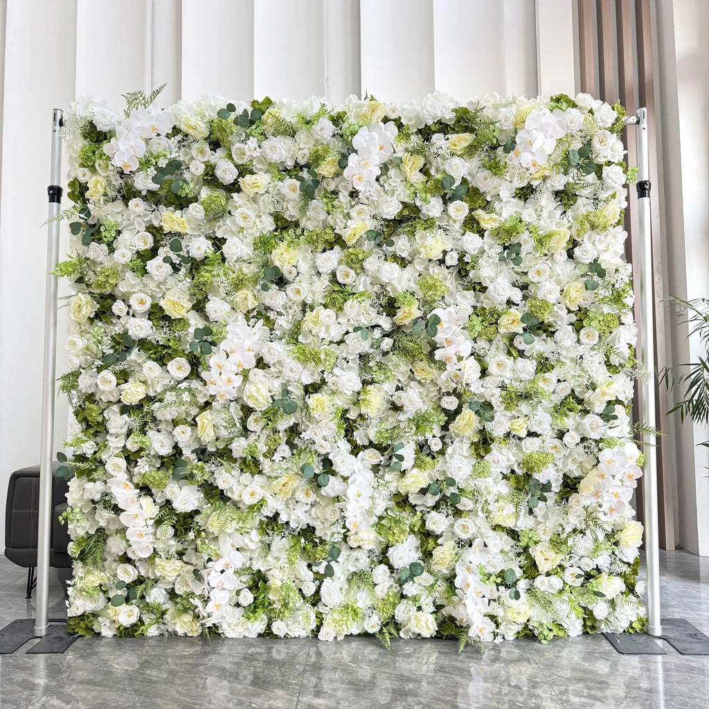 Custom Handmade Silk Rose Wall Flowers, Floral Wall Backdrop, Perfect for Event and Wedding Decoration Arrangements