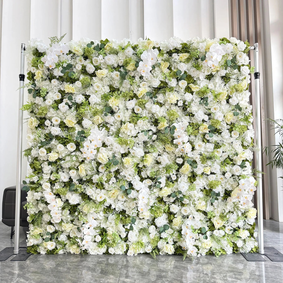 Custom Handmade Silk Rose Wall Flowers, Floral Wall Backdrop, Perfect for Event and Wedding Decoration Arrangements